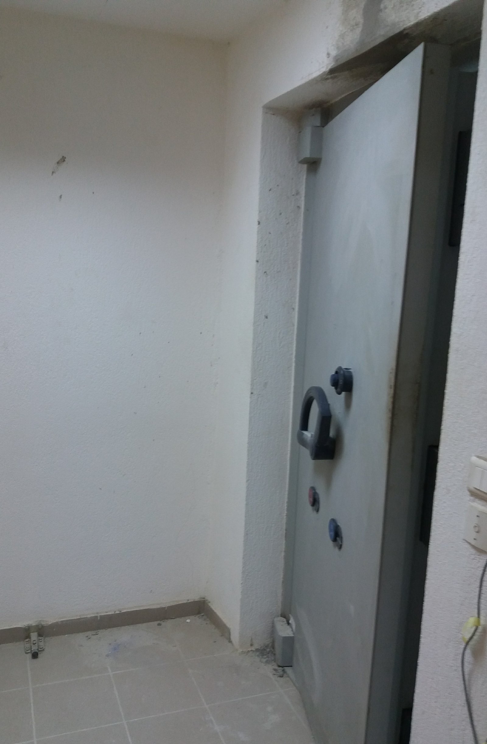 Installation de coffre fort